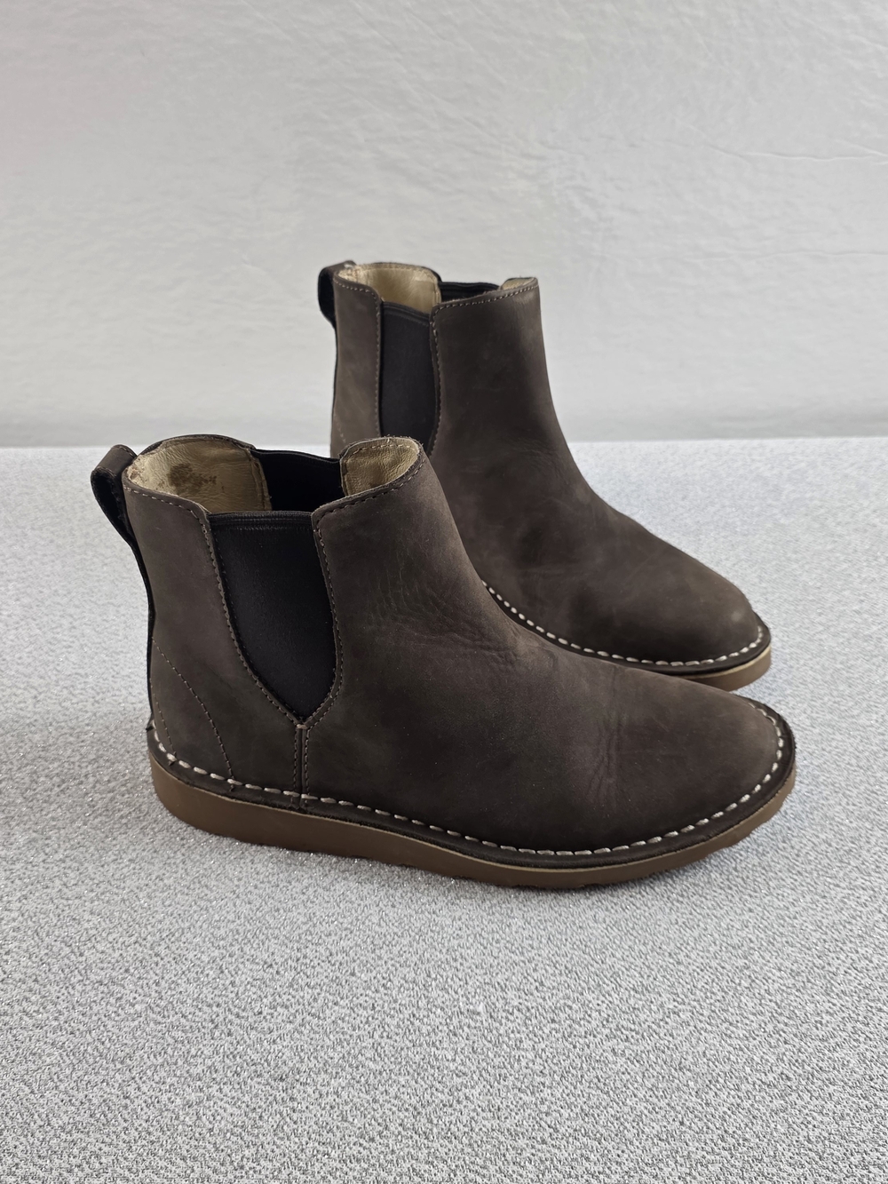 L.L. Bean Stonington Leather Chelsea Boots Brown Cocoa Women's 8